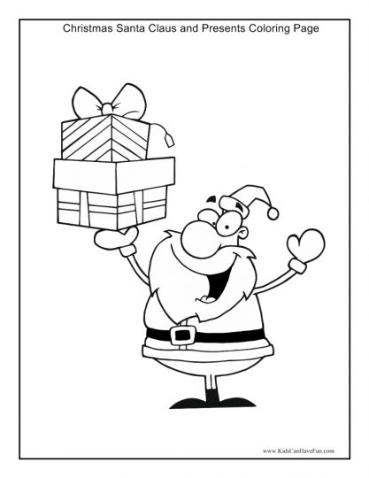 Letter To Santa Coloring Page - Part 2